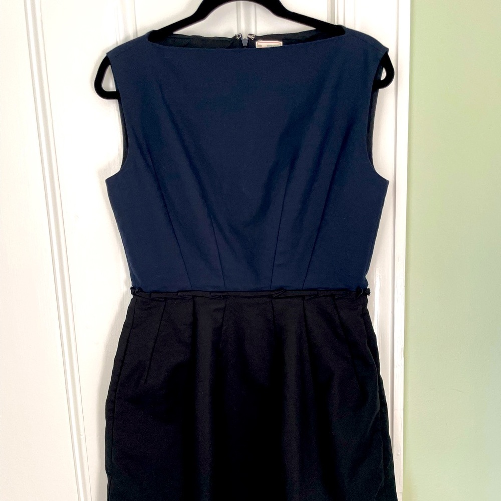 Gap colorbock boatneck dress
